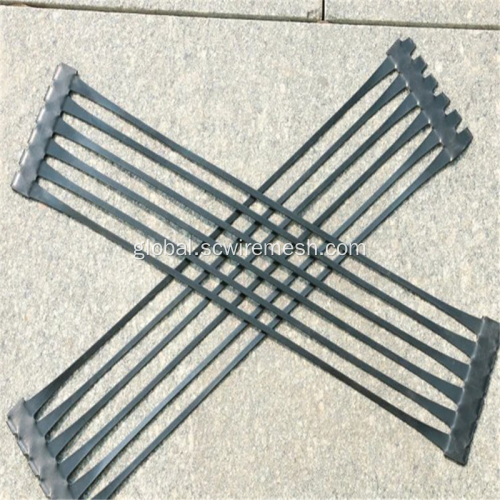 Steel Plastic Geogrid Uniaxial Stretch Geogrid Reinforce And stabilization Soil Factory